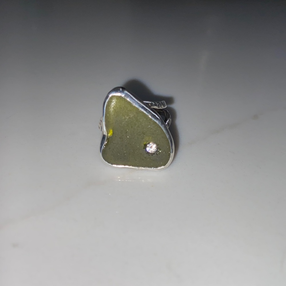 Genuine Seaglass Ring